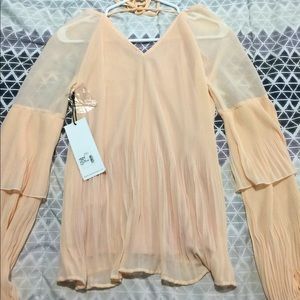 Ballet rose V-neck Blouse